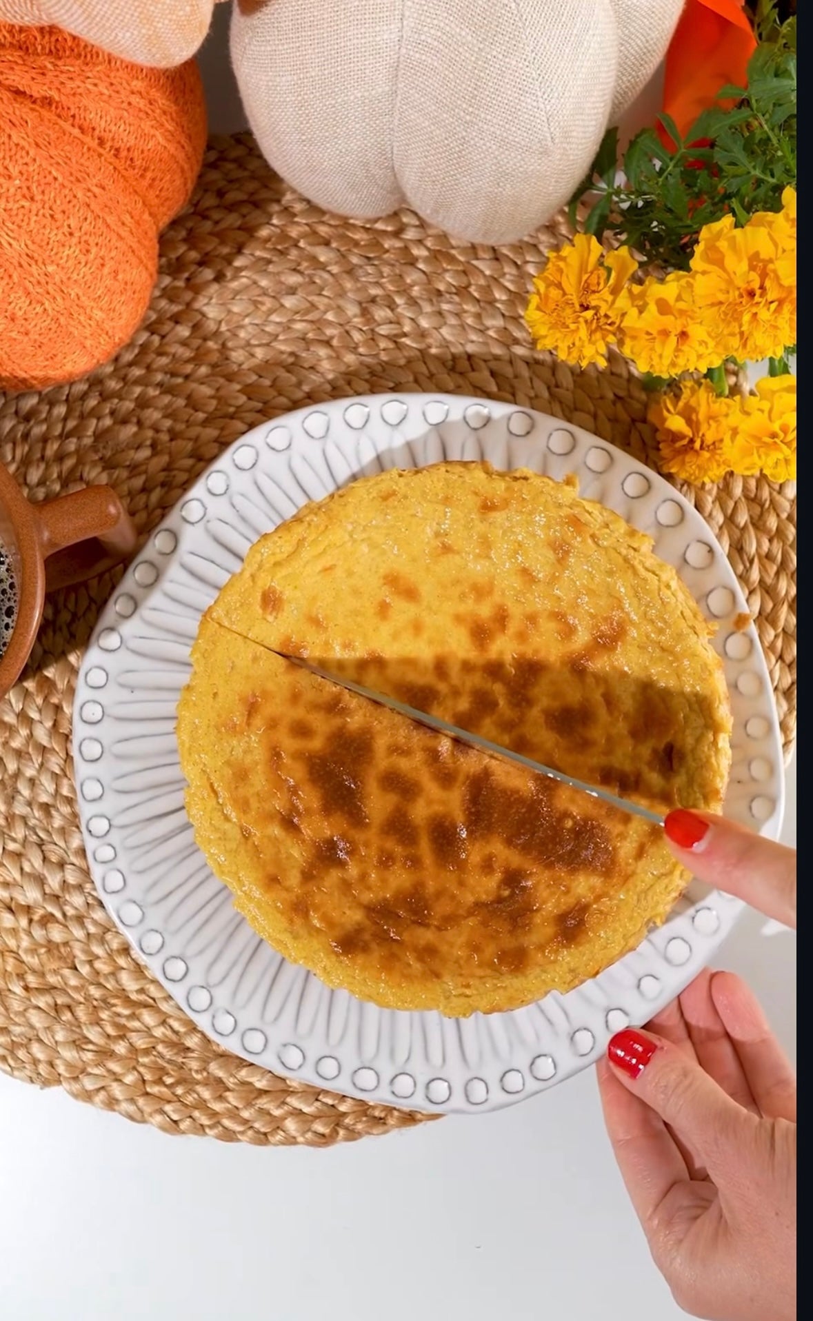 Tarta vasca de Pumpkin Spice