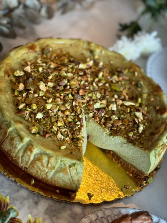 Tarta Vasca de Pistache