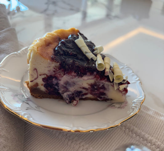 Tarta Vasca de Queso & Frutos Rojos