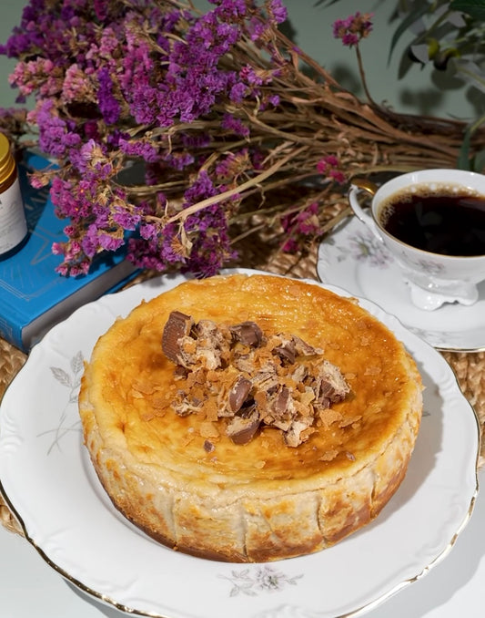 Tarta vasca de Kinder Bueno