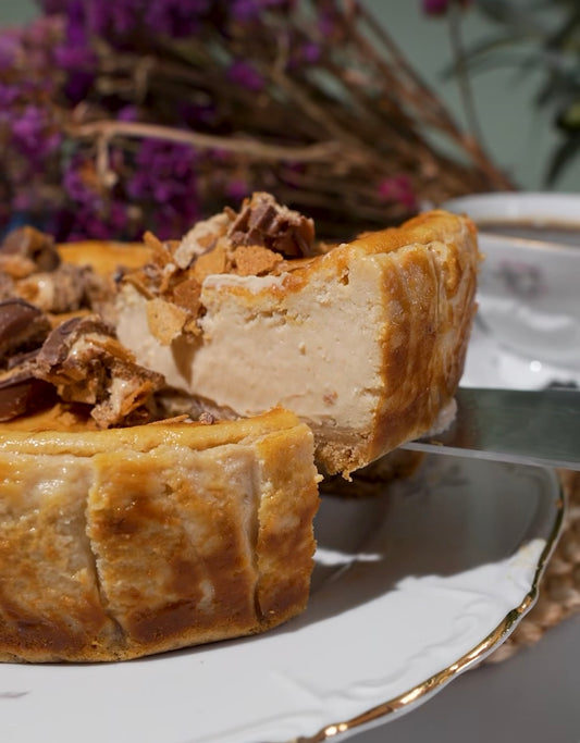 Tarta vasca de Kinder Bueno