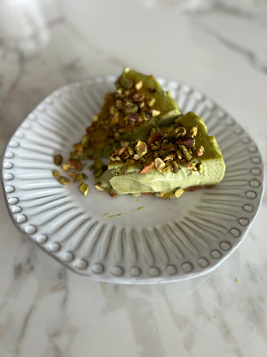 Tarta Vasca de Pistache